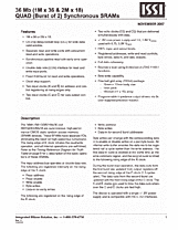 DataSheet IS61QDB21M36 pdf